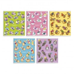 Тетрадь  48л Феникс 51958 "Зверята в одежде" клетка, ассорти