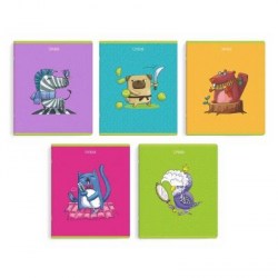 Тетрадь  48л Феникс 59126 "Мир увлечений" клетка, ассорти