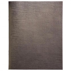 Тетрадь  48л Хатбер 48Т5бвВ1 "Metallic. Коричневая" бумвинил, клетка на скобе 059704