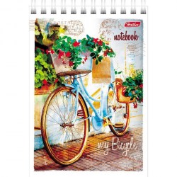 Тетрадь  48л. Хатбер 48Т5тВ2гр "Лето на велосипеде" линия, на спирали, ассорти 