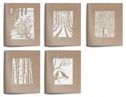 Тетрадь  48л. Lorex LXCBCL-CRW CRAFT WOOD А5, клетка, скрепка, soft touch 349062