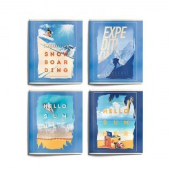 Тетрадь  48л. Schoolforma ТОК48-ВПШ "ВРЕМЯ ПУТЕШЕСТВИЙ" А5, кл, мел картон 212754