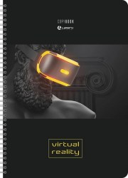Тетрадь  80л. А4 Lamark 0104-02 клетка "VIRTUAL REALITY №2" на спирали