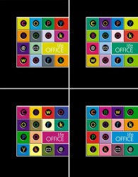 Тетрадь  80л. БиДжи 0285 "Work copybook" клетка, на спирали