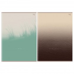 Тетрадь  96л. А4 БиДжи Т4ск96_лс_тф 62752 "Прикосновение тумана", софт-тач, клетка, ассорти  389022