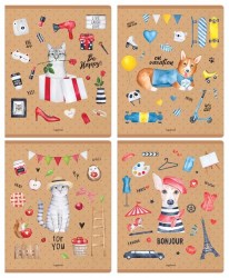 Тетрадь  96л. ArtSpace Т96к_36424 "Стиль.Travel with pets" клетка 311904
