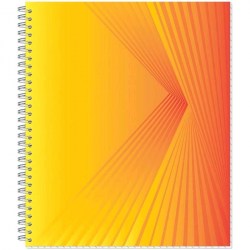 Тетрадь  96л. Attashe 810678 "Lines" Orange клетка, на спирали 