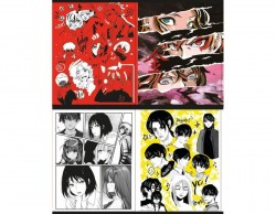 Тетрадь  96л. Centrum 71952 "Аниме" клетка, мелованная обложка, ассорти 