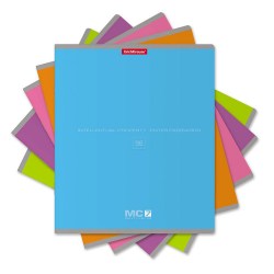 Тетрадь  96л. ErichKrause 56597 клетка  MC-7, ассорти