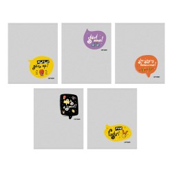 Тетрадь  96л. Канц-Эксмо ТЛ967460 "Не сдавайся!" клетка, ассорти