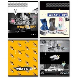 Тетради набор  48л. БиДжи 10127 "Как дела?" клетка, на спирали, ассорти /4шт/ 328788