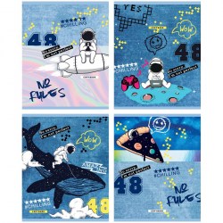 Тетради набор  48л БиДжи Т5ск48_вл 9595 "Я не идеален" клетка, /5шт/ 323029