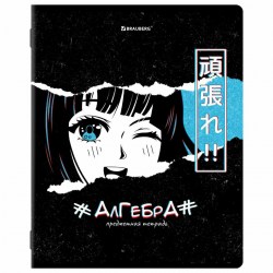 Тетради предметные Brauberg 404532 "Anime" 48л. глянцевый лак /12шт/