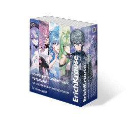 Тетради предметные ErichKrause 62125 "Manga" 48л. справочная информация /12шт/