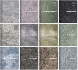 Тетради предметные Lamark 97233 "ЕСО Текстура" 48л. /12шт/