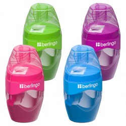 Точилка Berlingo BBp_15000 "Triangle" 1 отверстие с контейнером 229639