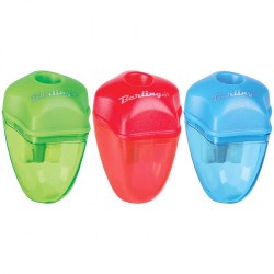 Точилка Berlingo BBp_15003 "Spike" 1 отверстие с контейнером 229637