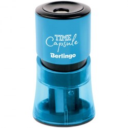 Точилка Berlingo BBp_15007 "TimeCapsule" 2 отверстия с контейнером 243183
