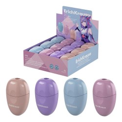 Точилка ErichKrause 60036 "Eva, Manga" с контейнером, ассорти