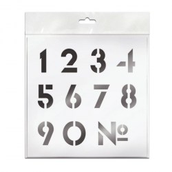 Трафарет ArtSpace ТЦ2020_45561 "Цифры" 20*20см 339253