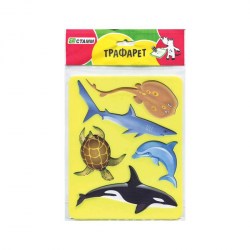 Трафарет Стамм ТТ94 "Морские обитатели" 