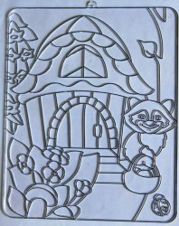 Трафареты для витражей Луч 22С1407-08 "Енотик" 