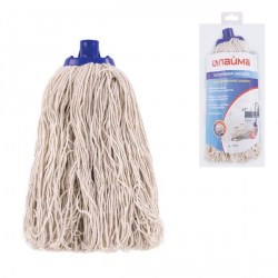 Уборочный инв. Насадка д/швабры ворс 26см хлопок веревочная Лайма 601489