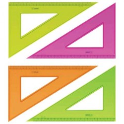 Угольник 30*23см ТК54/56/540 прозрачный неон /Стамм/