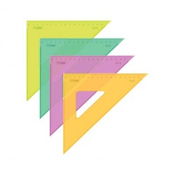 Угольник 45*16см ТК57/59/570 прозрачный неон /Стамм/