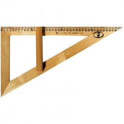 Угольник классный С364 30* деревянный /Красная Звезда/