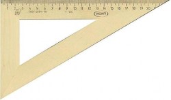 Угольник УЧД 30*23см С-137 деревянный /Красная Звезда/