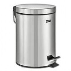 Урна 12л для мусора с педалью Лайма 232261 Classic нерж. сталь/металл, внутр. контейнер 
