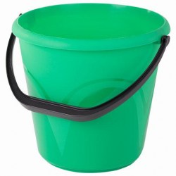 Ведро 10л д/пищ продукт Лайма 603893/603895 пластик, мерная шкала, б/крышки, зеленый