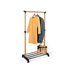 Вешалка EL гардеробная напольная СН-4345 черный/светлый орех 815666