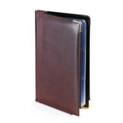 Визитница 3-033/123 А5- "IMPERIUM" на 84 визитки коричневая /Bruno Visconti/