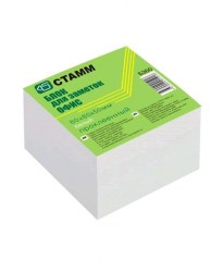 Я  Блок 8*8*5см Стамм БЗ 60 белый "Офис" прокленный 