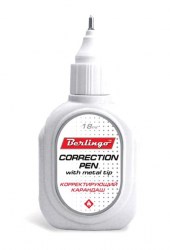 Я  Корректирующая ручка Berlingo FKk_18041 18мл метал/наконечник