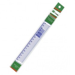 Я  Линейка  20см  Стамм ЛН-16 пластик, прозрачная тонированная 324016