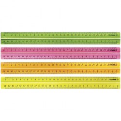 Я  Линейка  30см  Стамм ЛН43 ассорти с держателем 028389