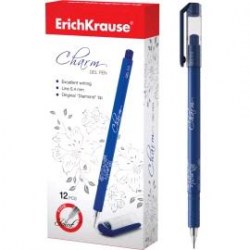 Я  Ручка гелевая ErichKrause 39005 синяя Charm