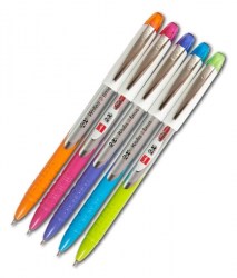 Я  Ручка синяя Cello 2X корпус ассорти 0.7мм 829282