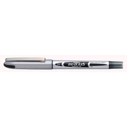 Ручки : Ручка Zebra EX-JB6-BK роллер черная 0,5мм AX5 Zeb-roller 829057